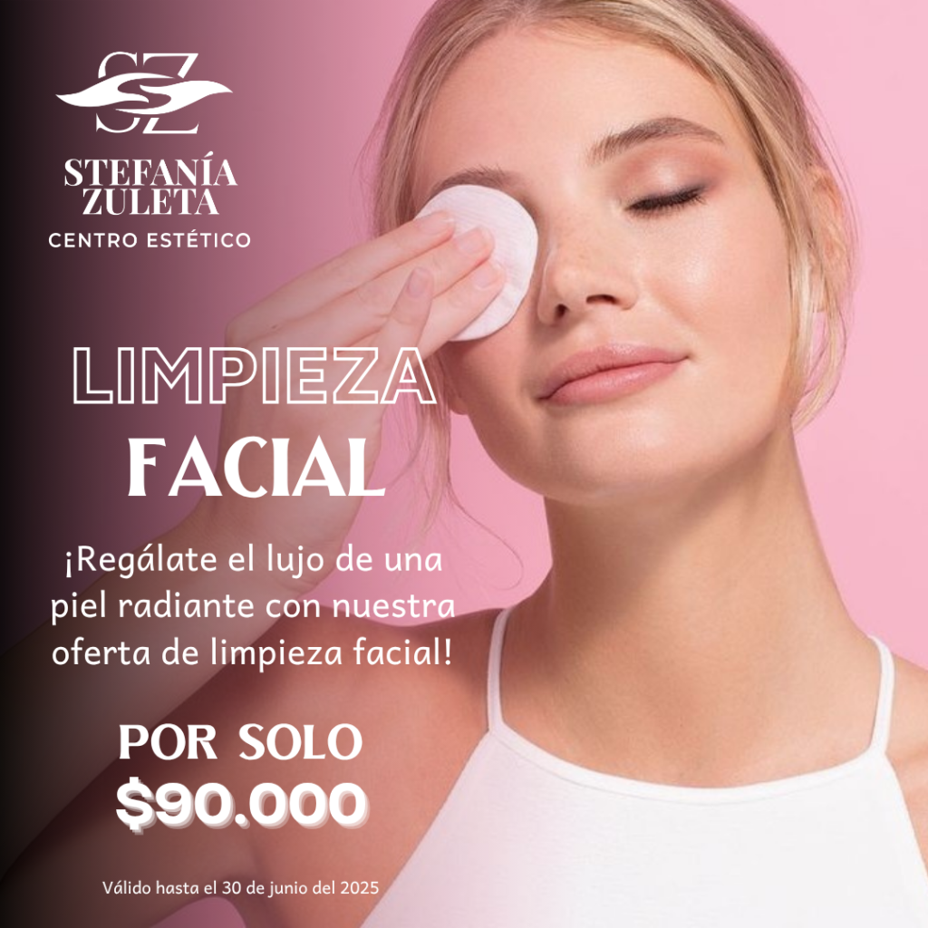 Limpieza facial centro estético Stefania Zuleta
