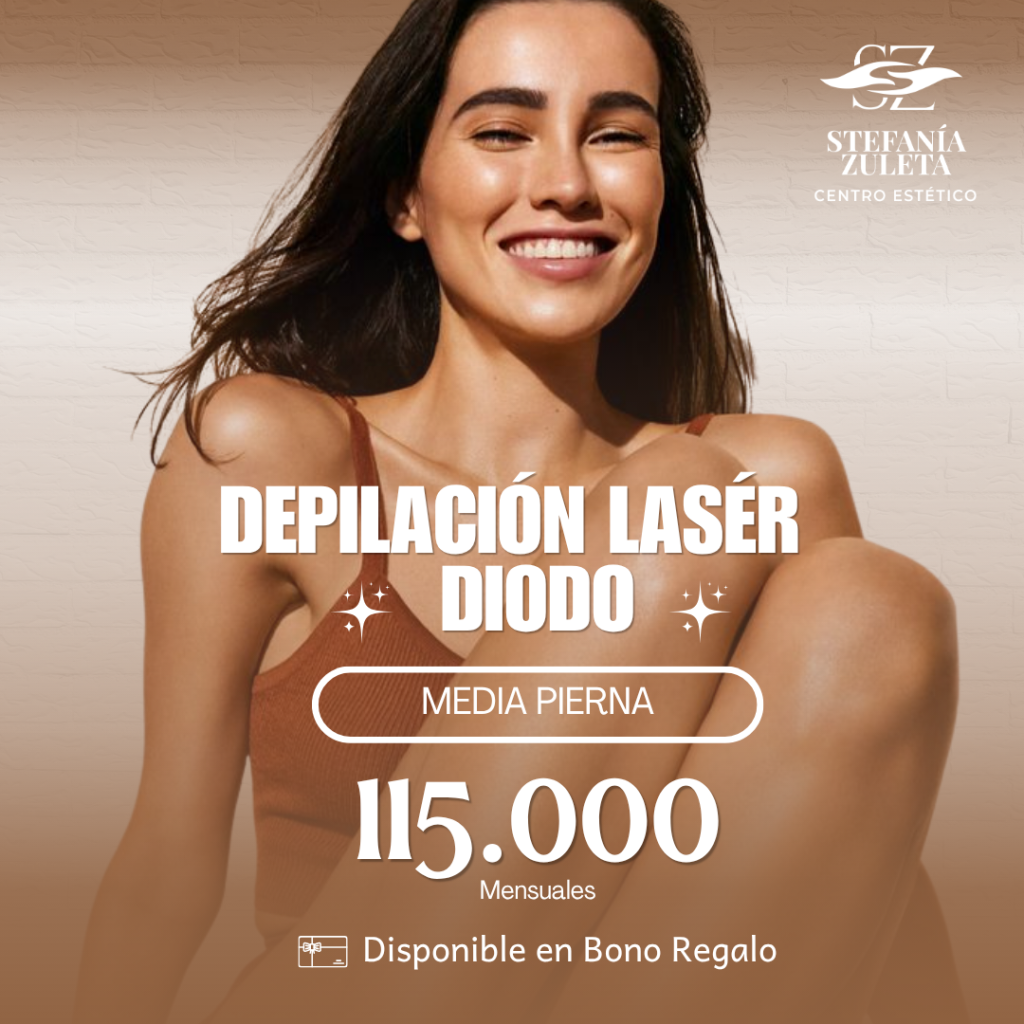 depilación láser diodo Stefania Zuleta manizales