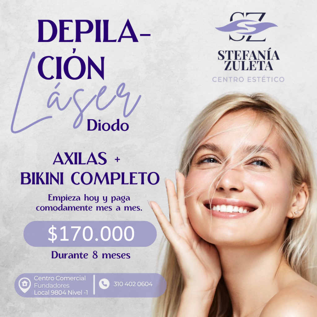 depilación láser diodo Stefania Zuleta Lopez manizales